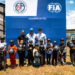 El piloto oficial de IndyCar Kyffin Simpson visita el Autódromo Internacional Las Américas